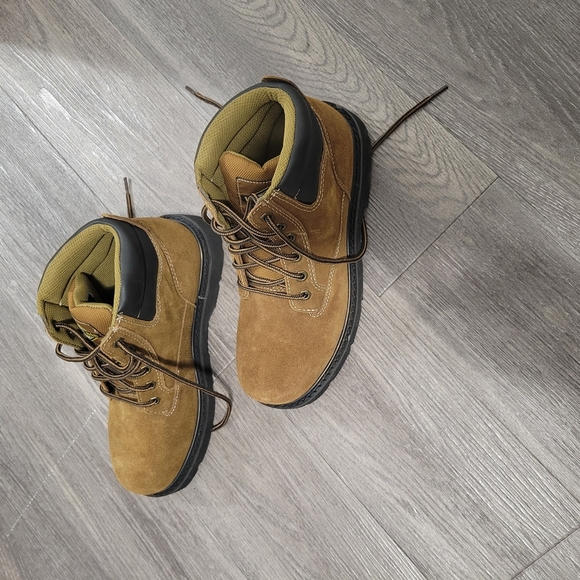 Caterpillar Men's Tan Work Boots - Picture 3 of 7
